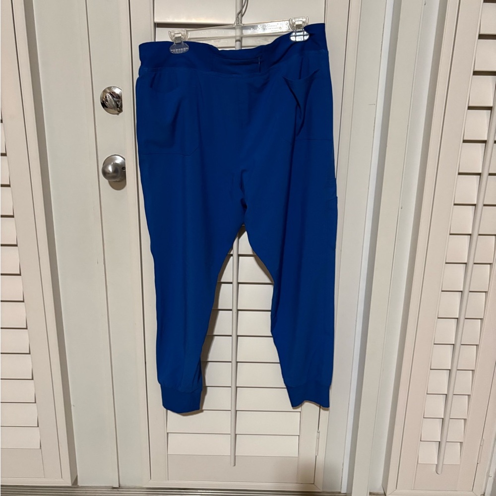 Cherokee Iflex Blue Jogger Scrub Pants